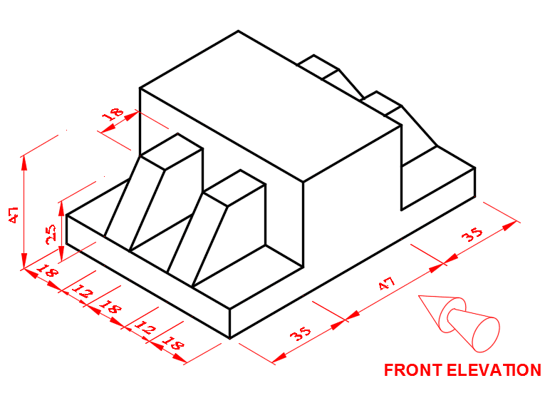 third angle sloping parts