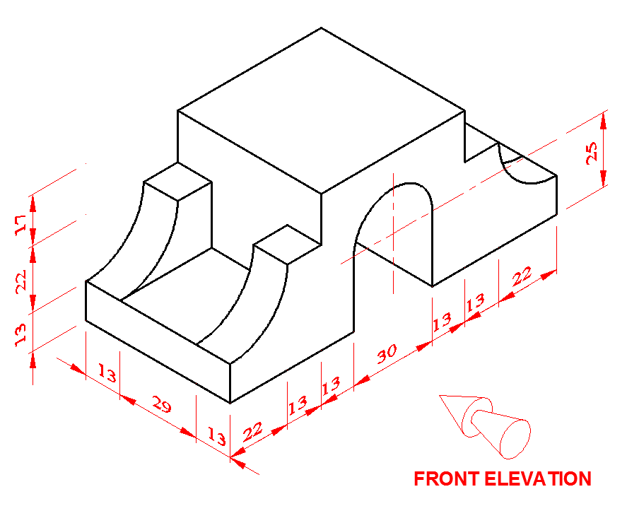 third angle round parts