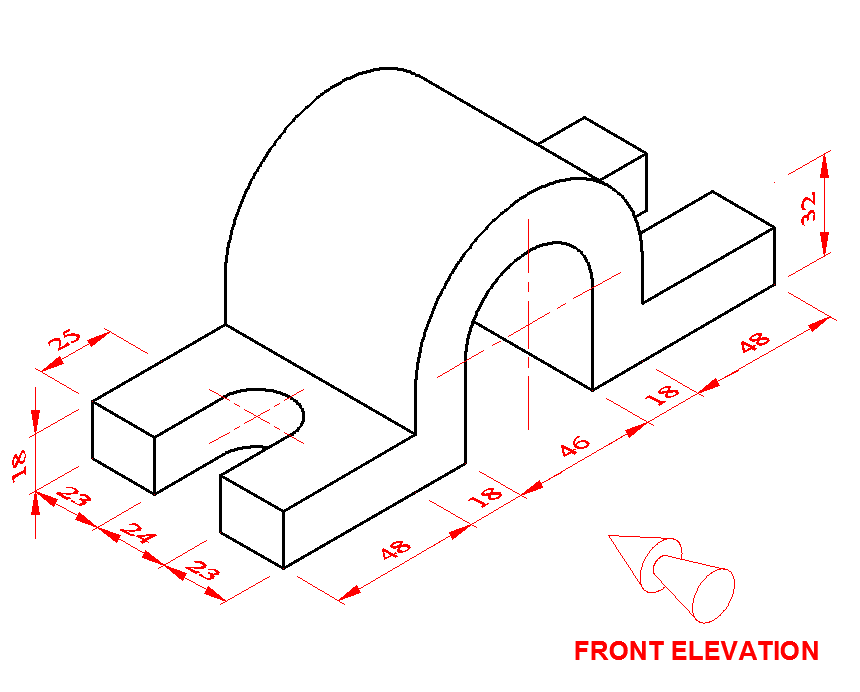 third angle with curved sides
