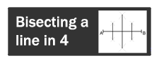 bisecting a line in 4