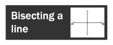 bisecting a line