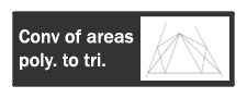 from a polygon to a triangle