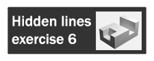 project the hidden lines