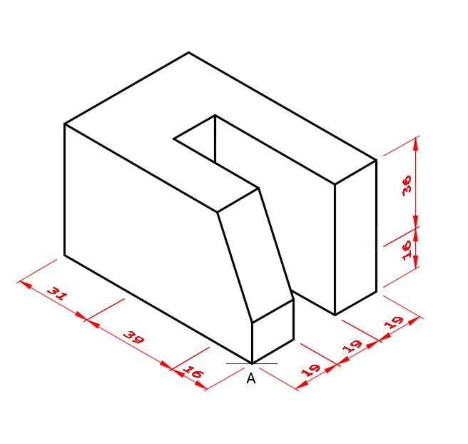isometric object with slopes
