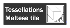 tessellation maltese tile