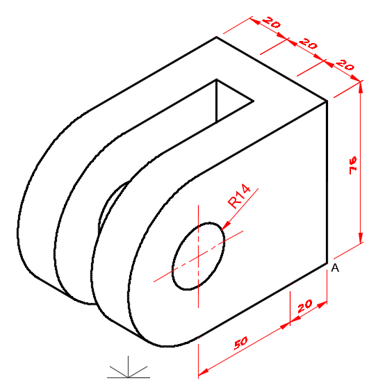 cabinet oblique including circles