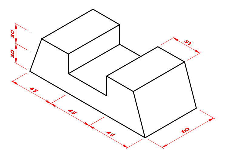 cabinet oblique shape