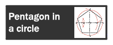 pentagon in a circle