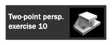 machined block in two-point perspective