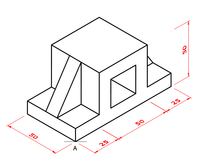 planometric view machine component