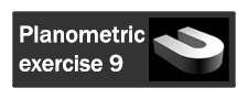 planometric projection with circles